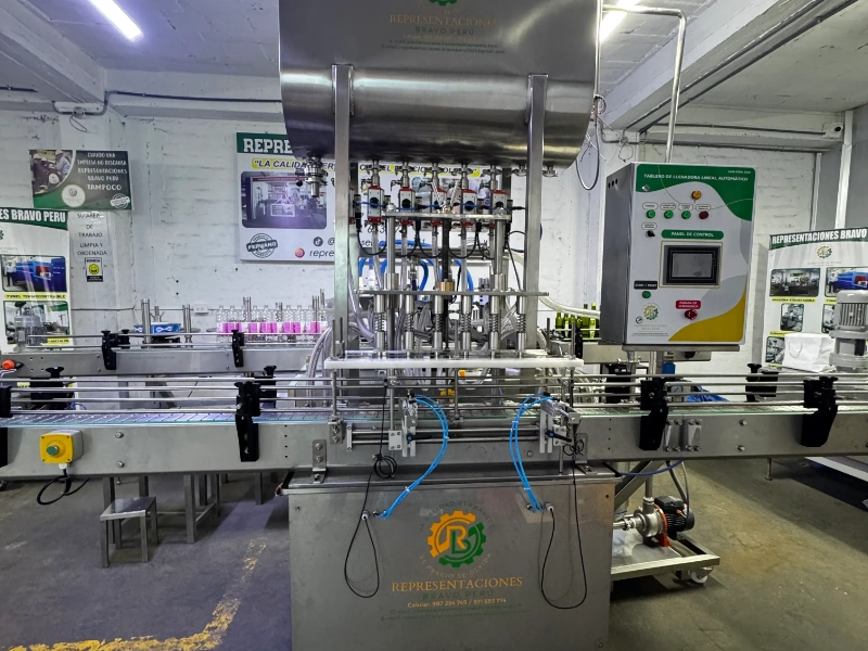 Llenadora automática para Jugos